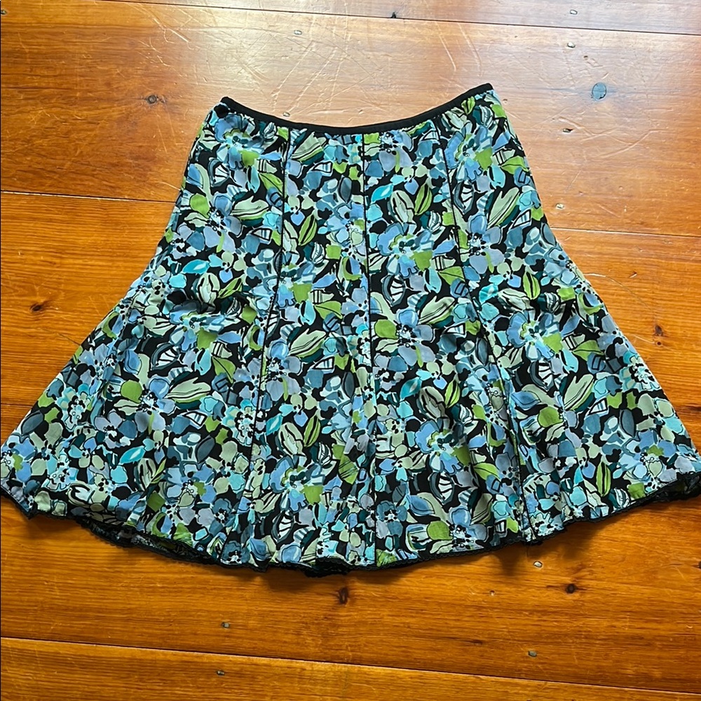 Sigrid Olsen floral skirt